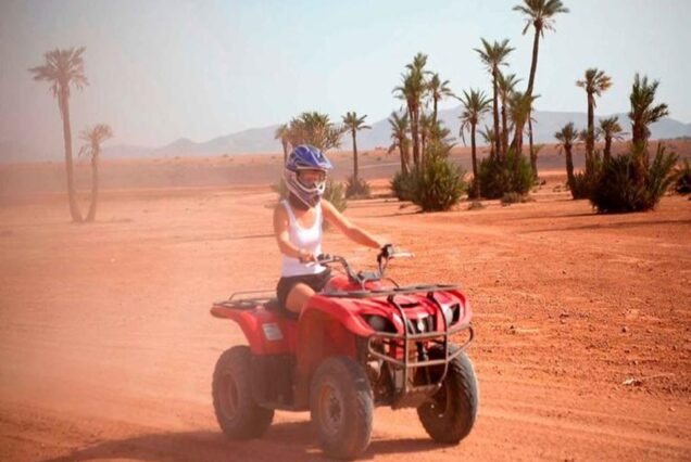 QUAD TOUR NACHMITTAGS – KAMELRITT, SONNENUNTERGANG, BEDUINENDORF, BBQ ABENDESSEN